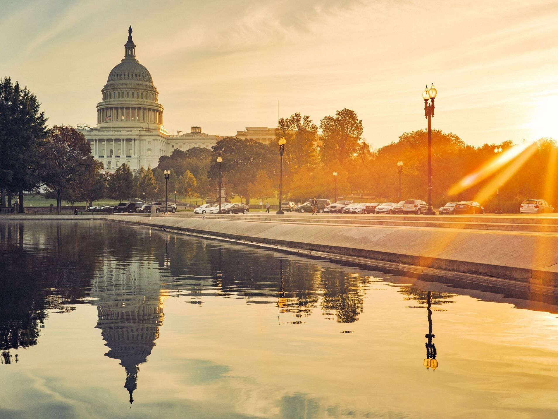 Washington Capital Sunset