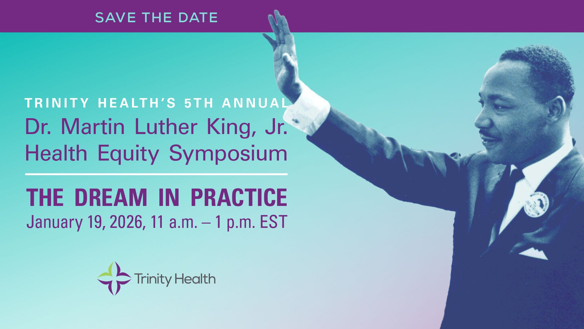 Trinity Health's 5th Annual Dr. Martin Luther King Jr. Health Equity Symposium
