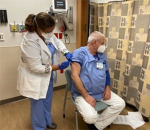 Serving TogetherImage: Front-Line Colleague COVID-19 Vaccinations Continue with Health Care System Partnerships