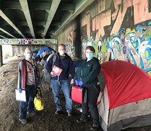 Serving TogetherImage: Pittsburgh Mercy Helps People Experiencing Homelessness through COVID-19